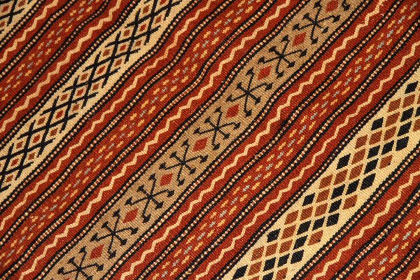 イラン直輸入カラートキリムのソファー前4438、サイズ:200x140 cm(フサ含まず)