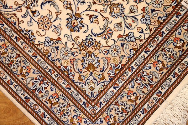 ペルシャ絨毯カシャーンシルク47032、サイズ:90x58、工房:FALLAH