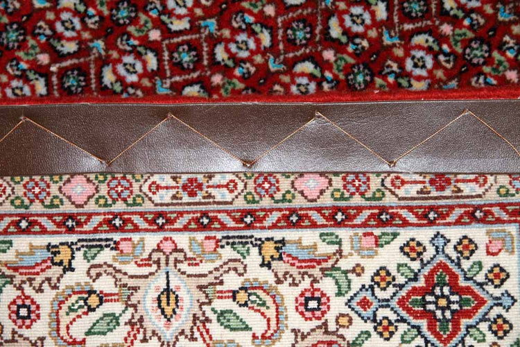 手織りペルシャ絨毯イラン製ムード産地センターラグサイズ188698、サイズ:145x100 CM (フサを含まず)