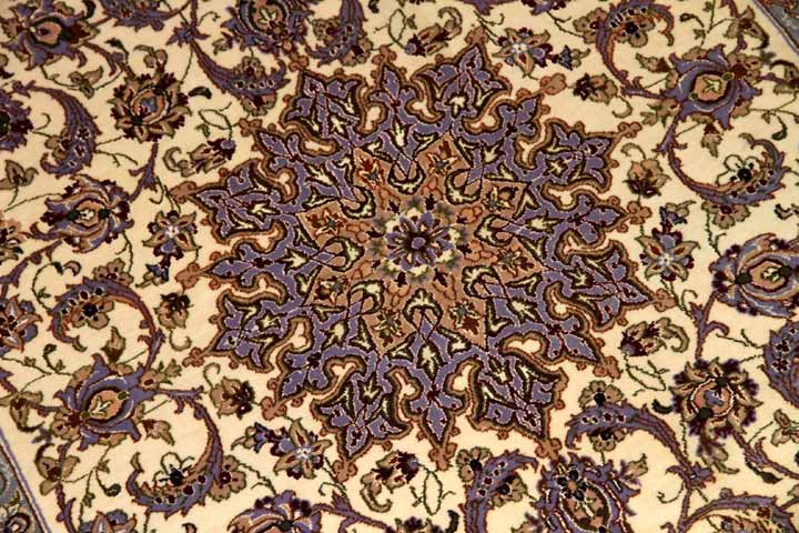 Isfahan persian carpetイスファハンラグ50138、サイズ:174x108cm(フサ含まず)