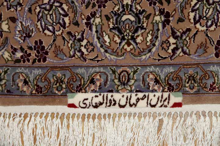 Isfahan persian carpetイスファハンラグ50138、サイズ:174x108cm(フサ含まず)