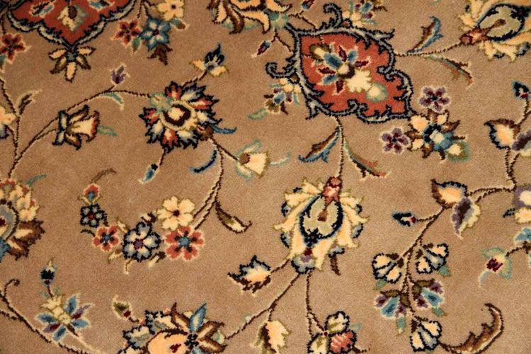 特別注文のカシャーン産地リビングイラン製19973、サイズ:300x197cm(フサ含まず)