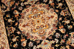 手織りペルシャ絨毯トップクオリティータブリーズセンターラグA163000、サイズ：147x101 CM（フサ含まず）