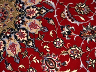 手織りペルシャ絨毯伝統のイスファハン産地99432