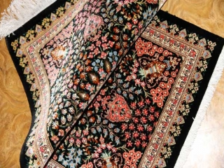 高級玄関マットペルシャ絨毯クム49043