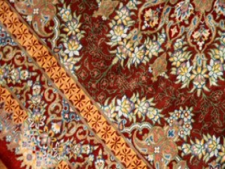 イランペルシヤ輸入玄関ラグシルク48045