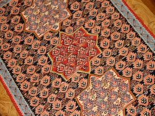 キリム玄関マットセネ産地イラン輸入46368