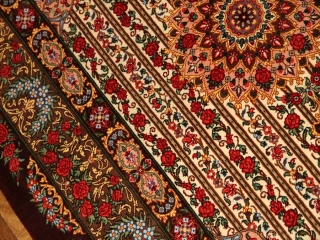 ラジャビヤン工房最高級バラデザインシルク56065