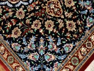 玄関マットクムシルク手織り高級絨毯48001