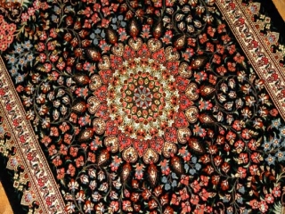 高級玄関マットペルシャ絨毯クム49043