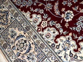 赤いペルシャ絨毯リビング手織りカーペット49135