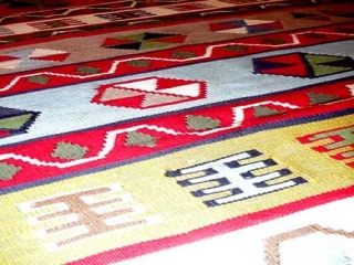 高級キリムシラズ産地、柔らかいキリム360000