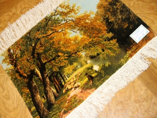 ペルシャ絨毯ピクチャ模様タブリーズ49107