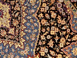 シックな玄関マット手織りペルシャ絨毯49033