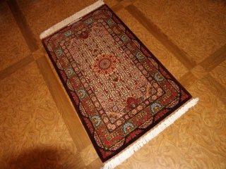 ラジャビヤン工房最高級バラデザインシルク56065