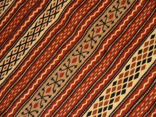 イラン直輸入カラートキリムのソファー前4438