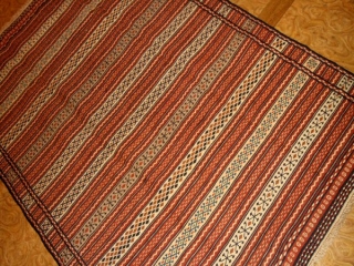 イラン直輸入カラートキリムのソファー前4438