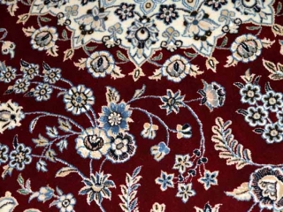 赤いペルシャ絨毯リビング手織りカーペット49135