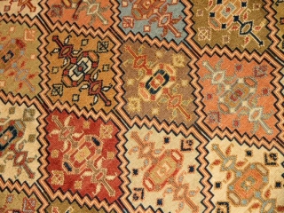 民族キリムの高級絨毯キリムラグ35875