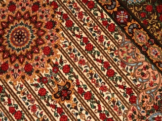 ラジャビヤン工房最高級バラデザインシルク56065