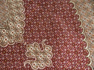 タブリーズ手織りペルシャ絨毯マヒデザイン23037