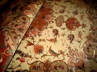 タブリーズ産手織りペルシャじゅうたん39070