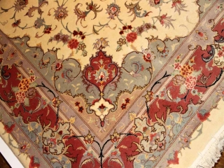 リビングサイズカーペット手織りペルシャ55392