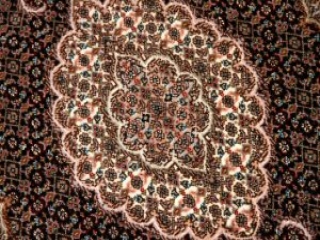 マヒデザインタブリーズ産地ペルシャ絨毯21824