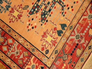 最高級トップクラス手織りペルシャキリム35880