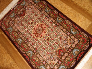 ラジャビヤン工房最高級バラデザインシルク56065