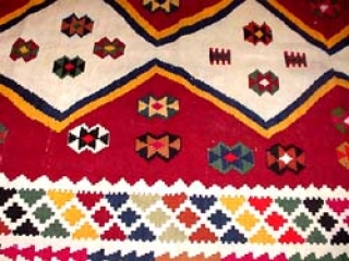 キリムじゅうたんペルシャセンターラグ400002