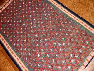 細かい模様のセネキリムセンターマット136000