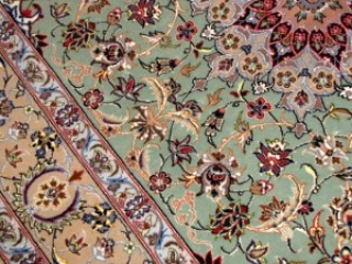 ENTESHARI工房手織りペルシャ絨毯46315