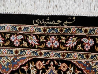 シックな玄関マット手織りペルシャ絨毯49033