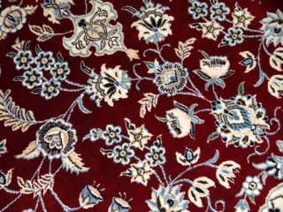 赤いペルシャ絨毯リビング手織りカーペット49135