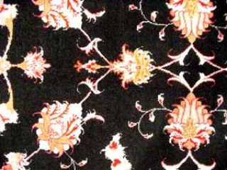 輸入手織りペルシャ絨毯タブリーズ、ウール＆シルク3075