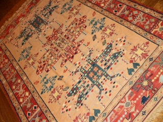 最高級トップクラス手織りペルシャキリム35880