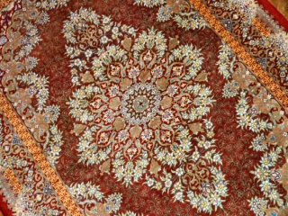 イランペルシヤ輸入玄関ラグシルク48045