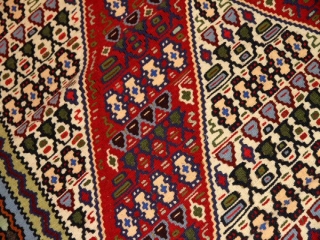 おしゃれインテリアキリムセンターラグ5506