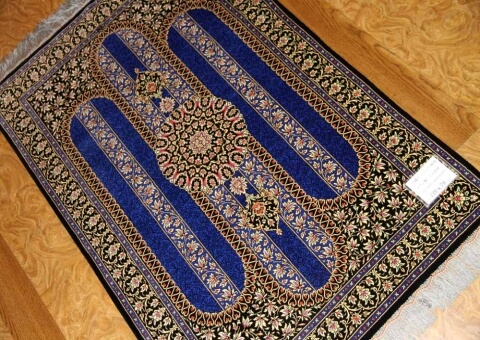 IRAN HANDMADE SILK CARPET NO:146995