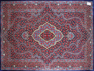 ラジャビヤン有名工房高級クムシルクペルシャ57024