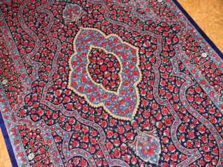 ラジャビヤン有名工房高級クムシルクペルシャ57024