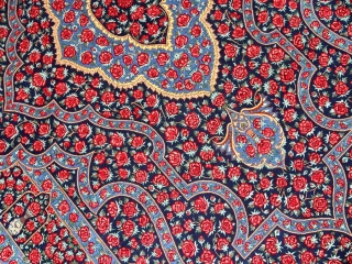 ラジャビヤン有名工房高級クムシルクペルシャ57024