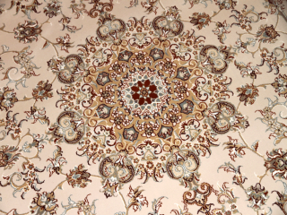 イラン輸入機械織りラグのペルシャ模様770017