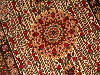 ラジャビヤン工房最高級バラデザインシルク56065