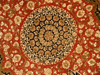 ペルシャシルク玄関マットのクム産50016