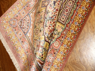 面白い絨毯のデザインシルククム50079