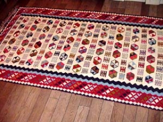 キリム卸価格、ペルシャキリムシラズ356000