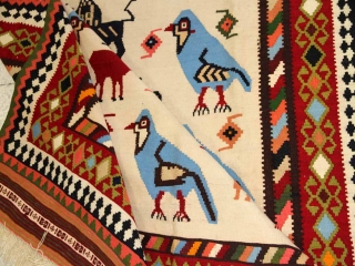 キリムビッグサイズシラズ産地の細かい織り方990001