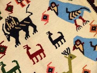 キリムビッグサイズシラズ産地の細かい織り方990001